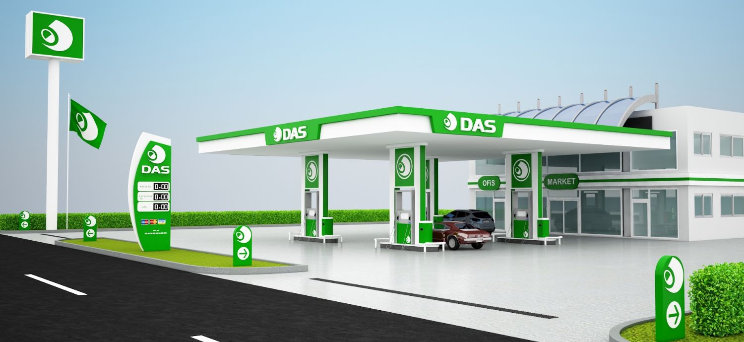 Das Petrol İstasyon Giydirme Çalışmamız