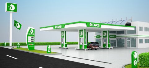 Das Petrol İstasyon Giydirme Çalışmamız